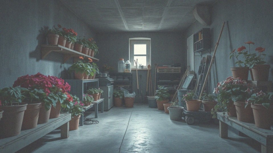 Jakie są alternatywne miejsce na zimowanie pelargonii?