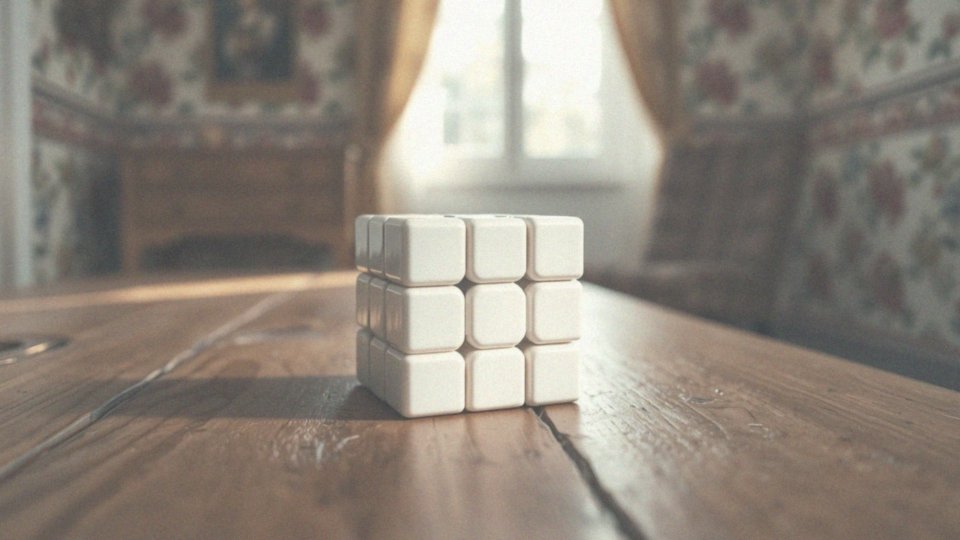 Jak ułożyć biały krzyż na kostce Rubika?