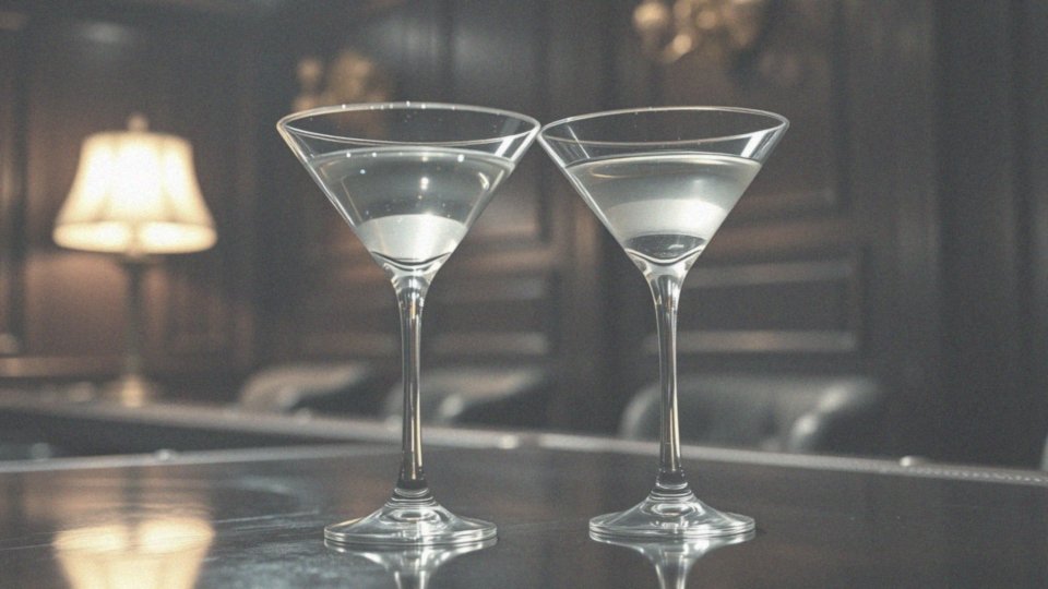 Czym wyróżniają się kieliszki do martini?