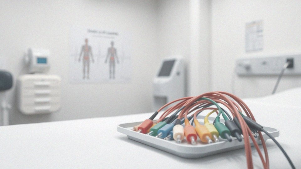 Jakie kolory tęczy mogą być przydatne w kontekście elektrod EKG?