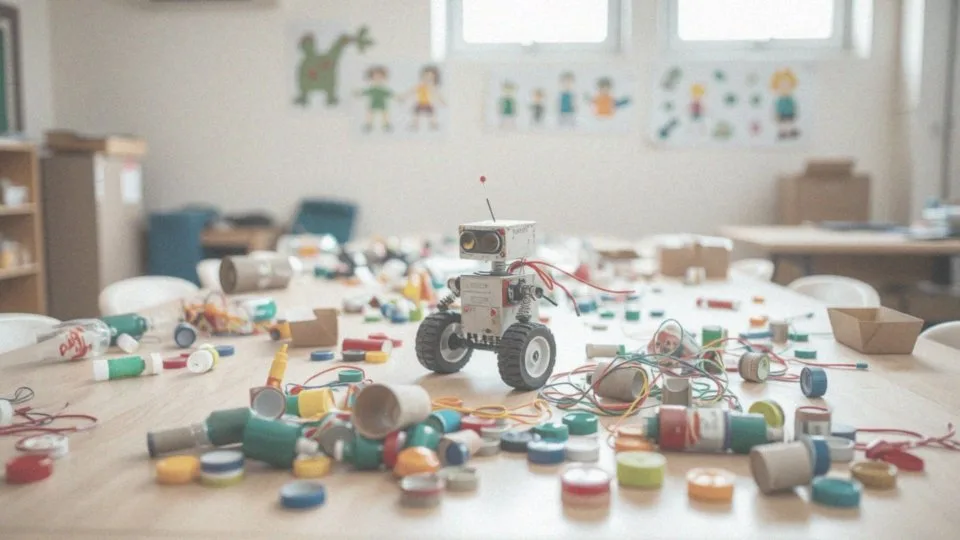 Jak przez tworzenie robotów dzieci uczą się przez sztukę?