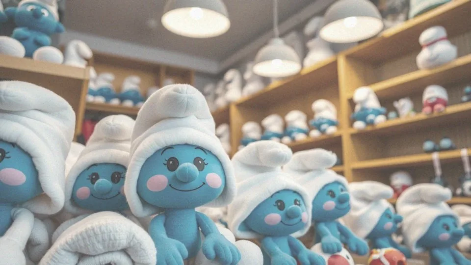 Jakie są kolory dostępne dla czapki smerfa dla dziecka?