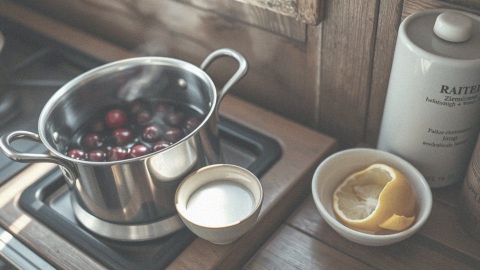 Jak przygotować frużelinę wiśniową do tortu?