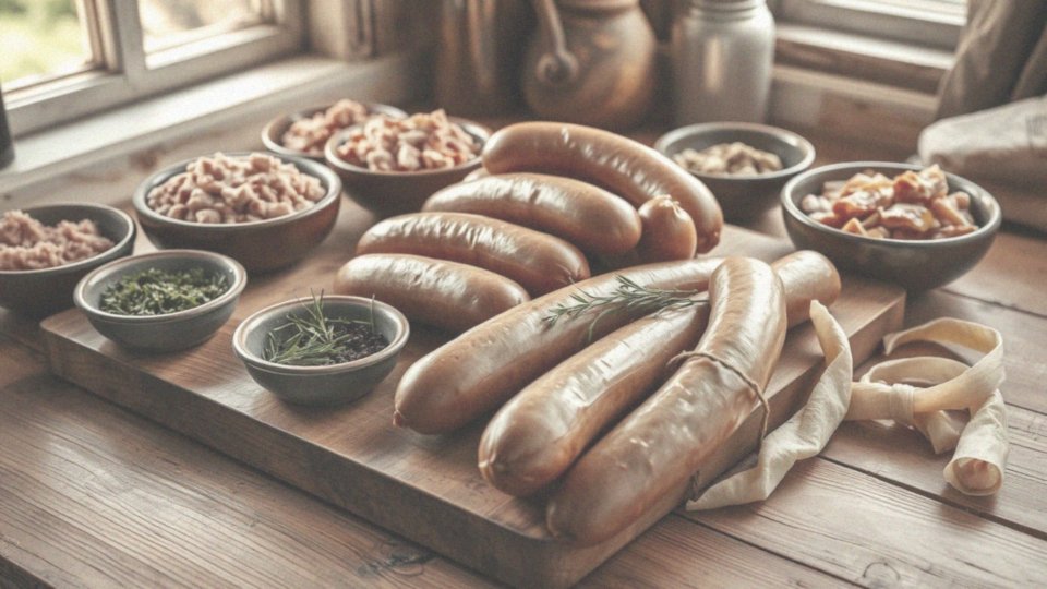Jakie są zalety domowej produkcji wędlin przy użyciu jelit wieprzowych?